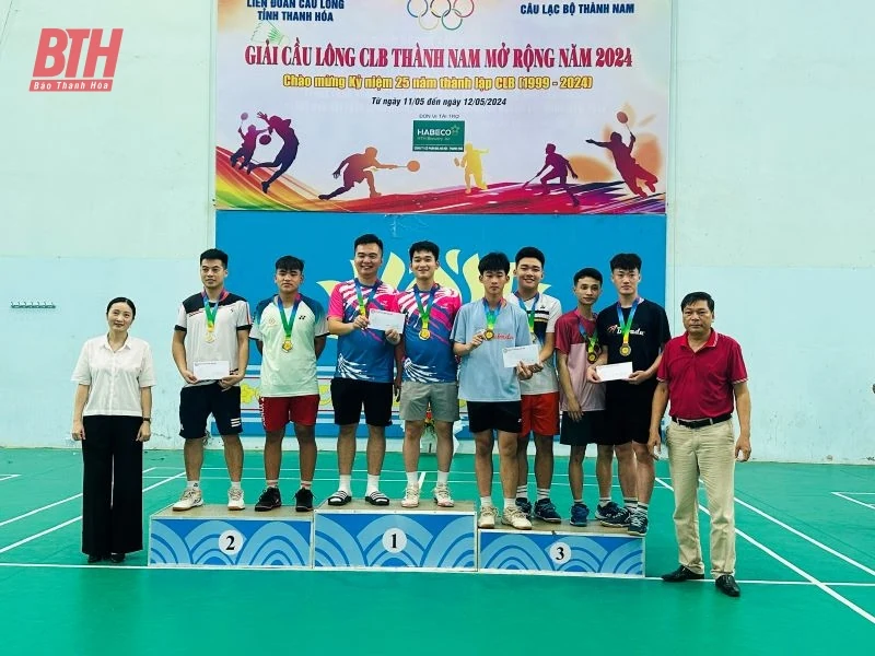 Giải Cầu lông Câu lạc bộ Thành Nam mở rộng năm 2024
