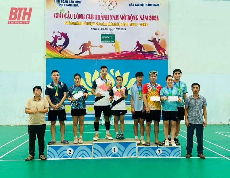 Giải Cầu lông Câu lạc bộ Thành Nam mở rộng năm 2024