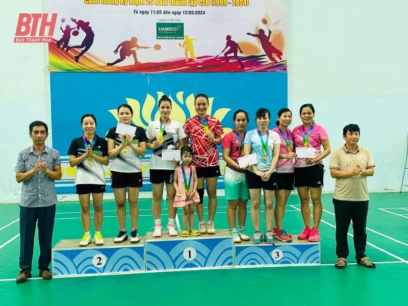 Giải Cầu lông Câu lạc bộ Thành Nam mở rộng năm 2024