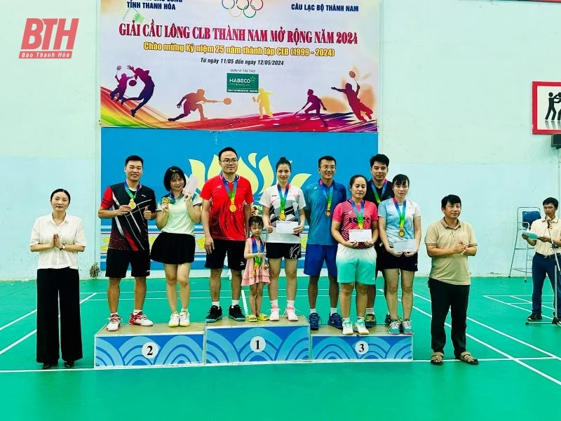 Giải Cầu lông Câu lạc bộ Thành Nam mở rộng năm 2024
