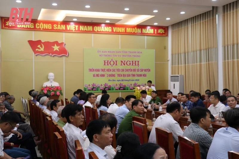 Triển khai thực hiện các tiêu chí chuyển đối số cấp huyện và mô hình “3 không”