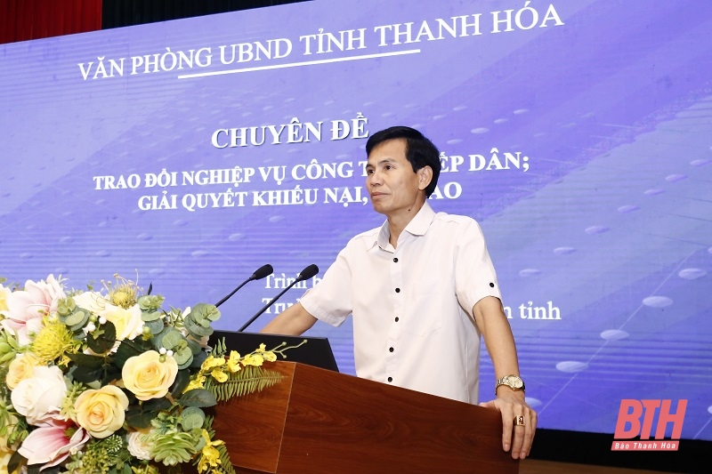 Bồi dưỡng, tập huấn nghiệp vụ công tác văn phòng năm 2024