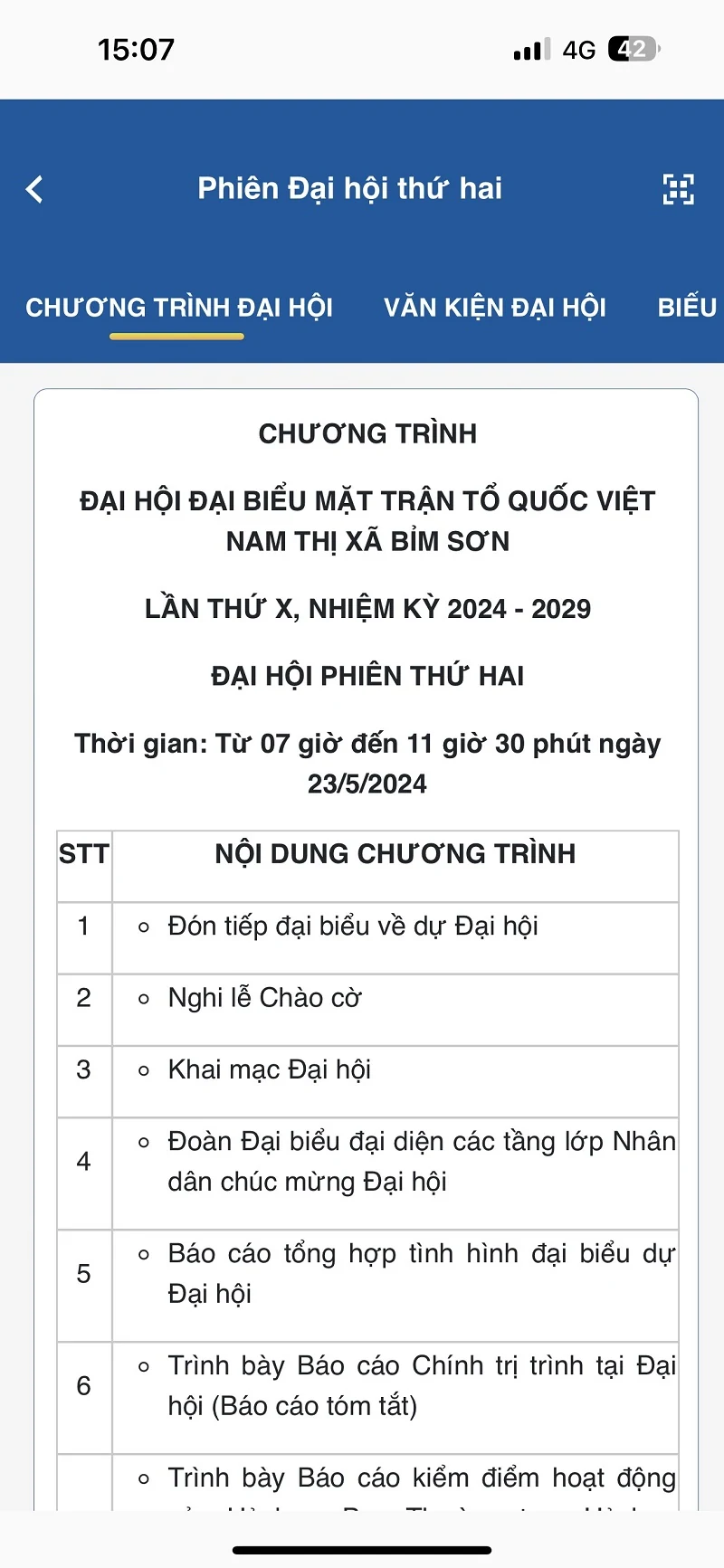 Ủy ban MTTQ Việt Nam thị xã Bỉm Sơn ứng dựng công nghệ thông tin hiệu quả trong công tác tổ chức Đại hội