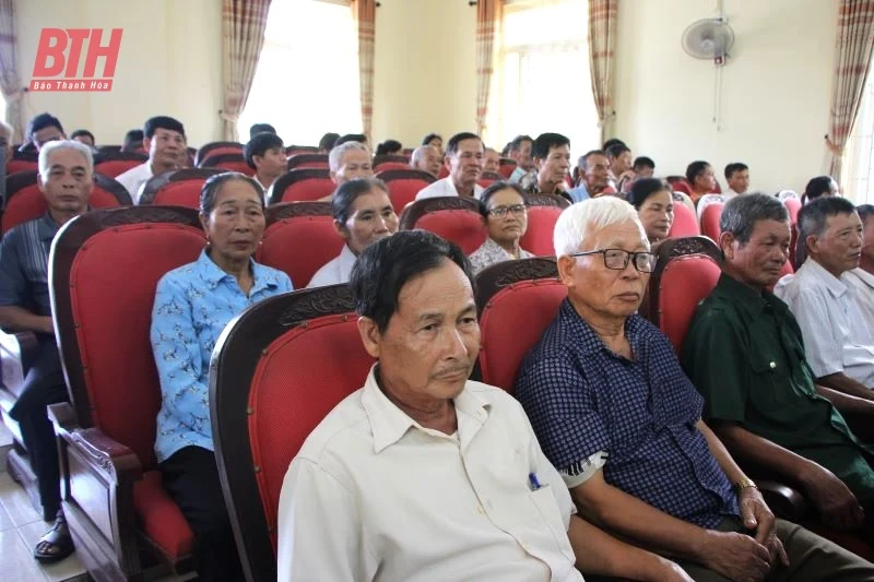 Đại biểu HĐND tỉnh tiếp xúc cử tri huyện Hà Trung