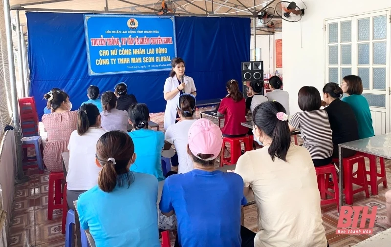 Truyền thông, tư vấn và khám chuyên khoa cho 400 nữ công nhân lao động