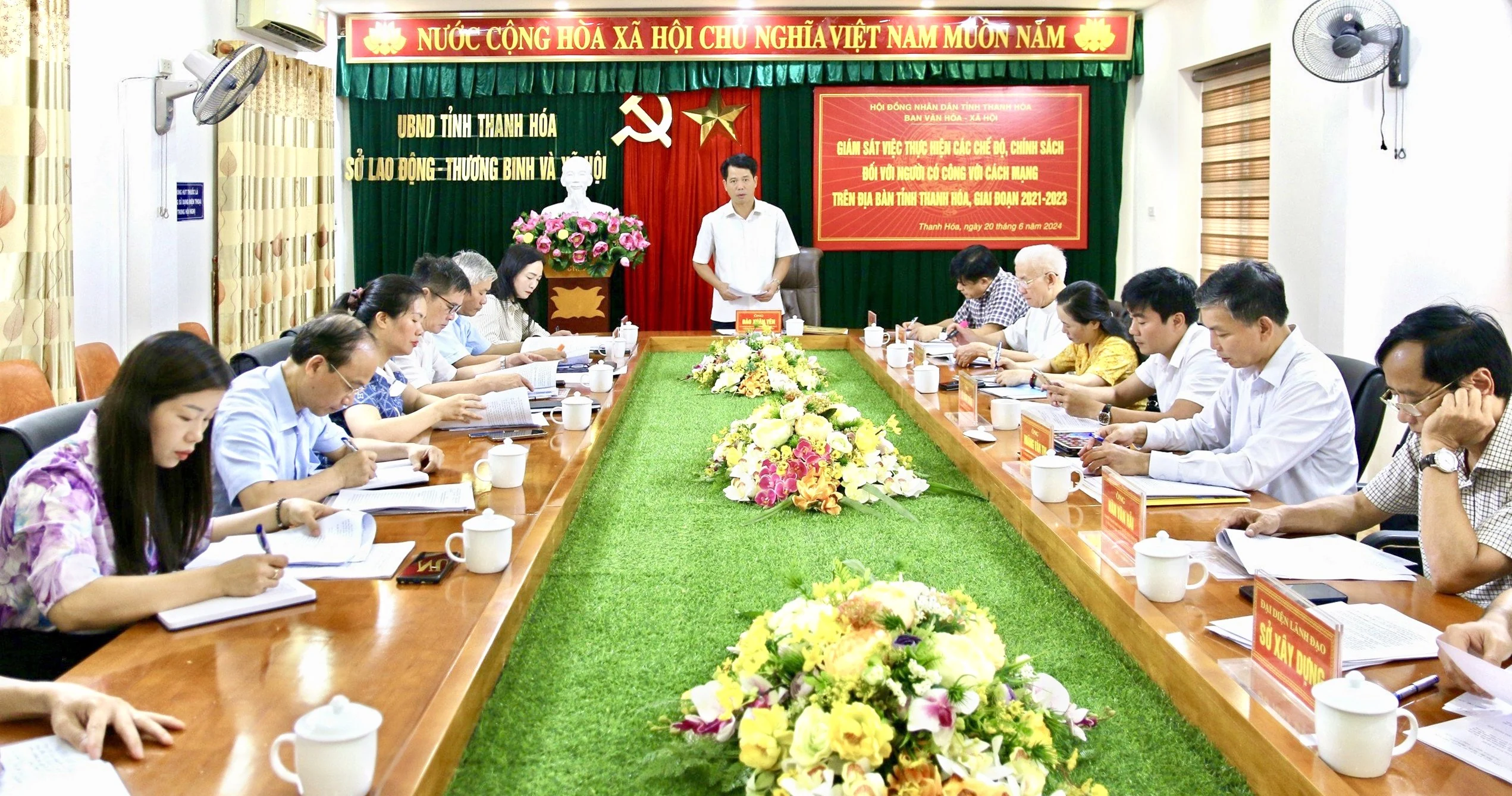 Giám sát việc thực hiện các chế độ, chính sách đối với người có công với cách mạng tại Sở Lao động-Thương binh và Xã hội