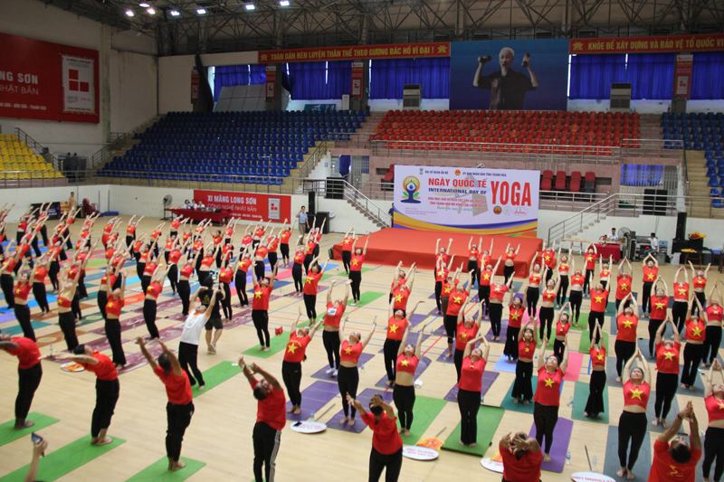 Kỷ niệm Ngày Quốc tế Yoga và Giải vô địch các câu lạc bộ Yoga tỉnh Thanh Hóa mở rộng lần thứ nhất năm 2024