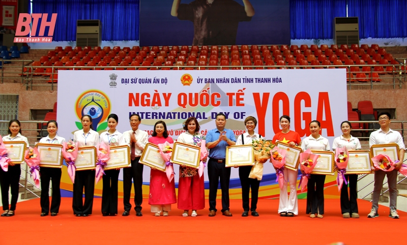 Kỷ niệm Ngày Quốc tế Yoga và Giải vô địch các câu lạc bộ Yoga tỉnh Thanh Hóa mở rộng lần thứ nhất năm 2024