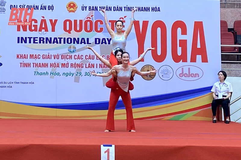 Kỷ niệm Ngày Quốc tế Yoga và Giải vô địch các câu lạc bộ Yoga tỉnh Thanh Hóa mở rộng lần thứ nhất năm 2024