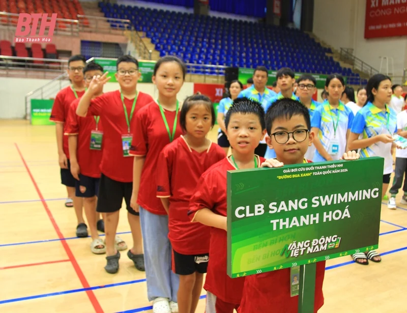 Khai mạc Giải bơi cứu đuối thanh thiếu nhi “Đường đua xanh” toàn quốc năm 2024