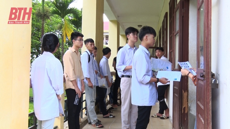 Gần 39.000 thí sinh Thanh Hóa bước vào môn thi đầu tiên kỳ thi tốt nghiệp THPT năm 2024