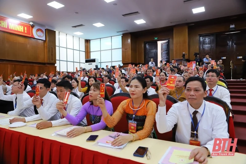 Phiên thứ nhất, Đại hội đại biểu MTTQ Việt Nam tỉnh Thanh Hóa lần thứ XV