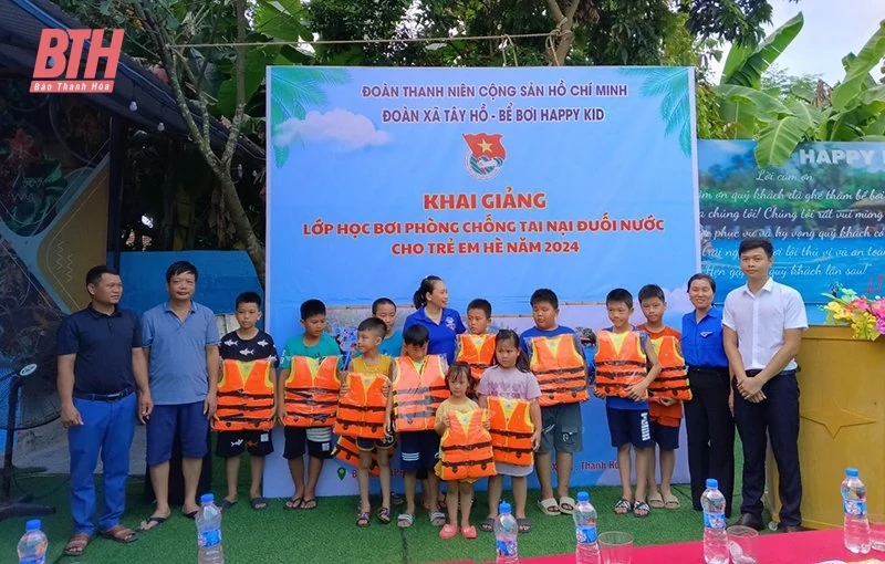 Huyện đoàn Thọ Xuân tăng cường hoạt động phòng, chống đuối nước