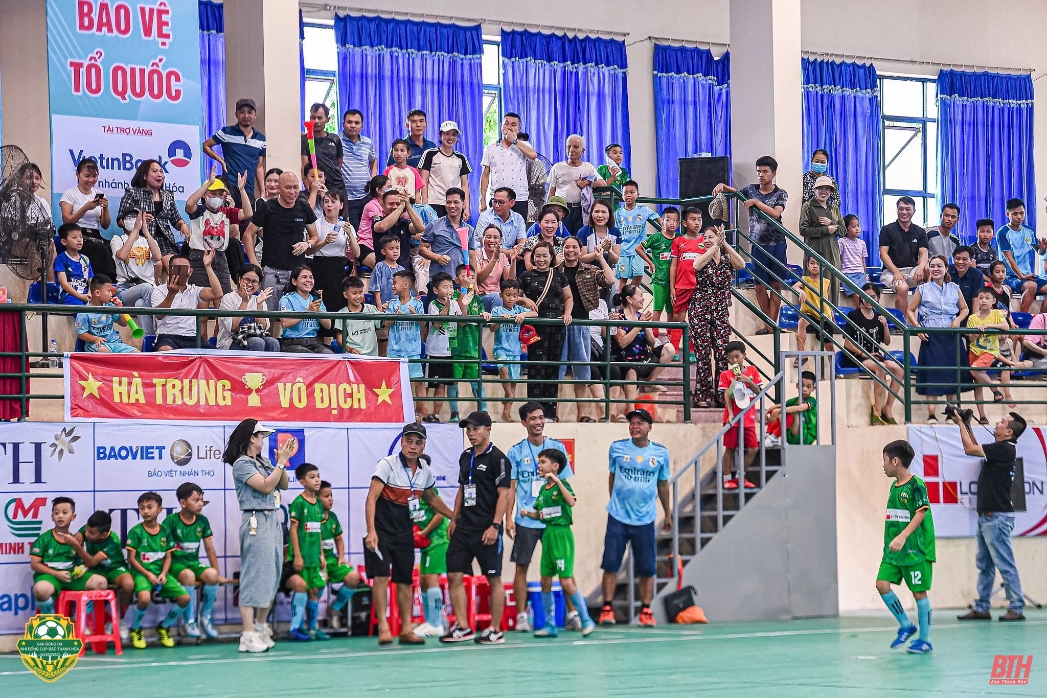Đương kim vô địch lứa tuổi U10 tại Giải bóng đá Nhi đồng Cup Báo Thanh Hóa lần thứ III - năm 2024 gọi tên Hà Trung