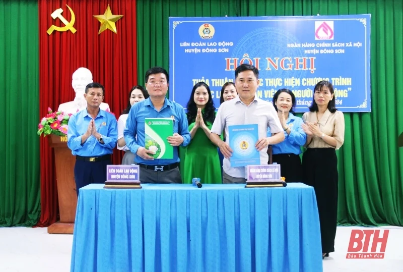 Thỏa thuận hợp tác thực hiện chương trình Phúc lợi cho đoàn viên và người lao động”