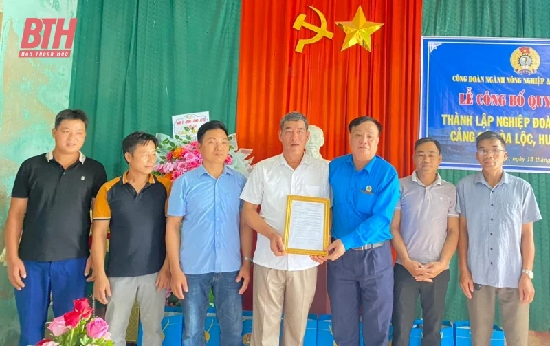 Công bố quyết định thành lập nhà cái m88 Nghề cá F18 Cảng cá Hòa Lộc