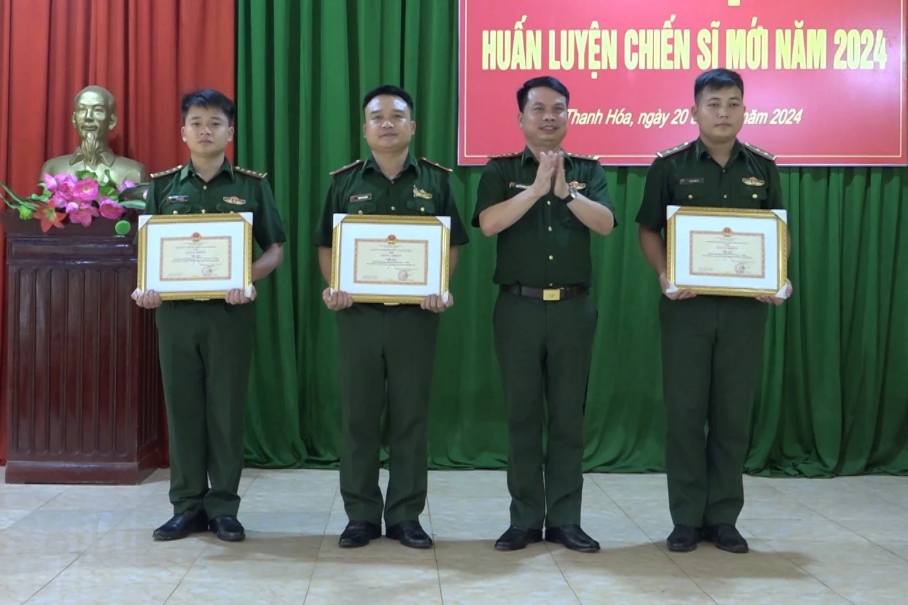Bộ đội Biên phòng tỉnh: 140 chiến sỹ mới hoàn thành nhiệm vụ huấn luyện năm 2024