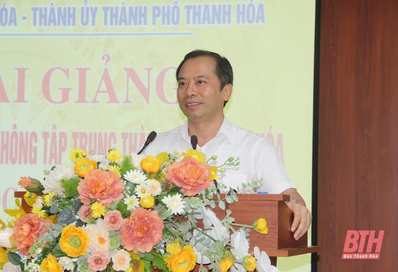 Khai giảng lớp Trung cấp lý luận chính trị không tập trung TP dang nhap m88, khóa học 2024-2025 