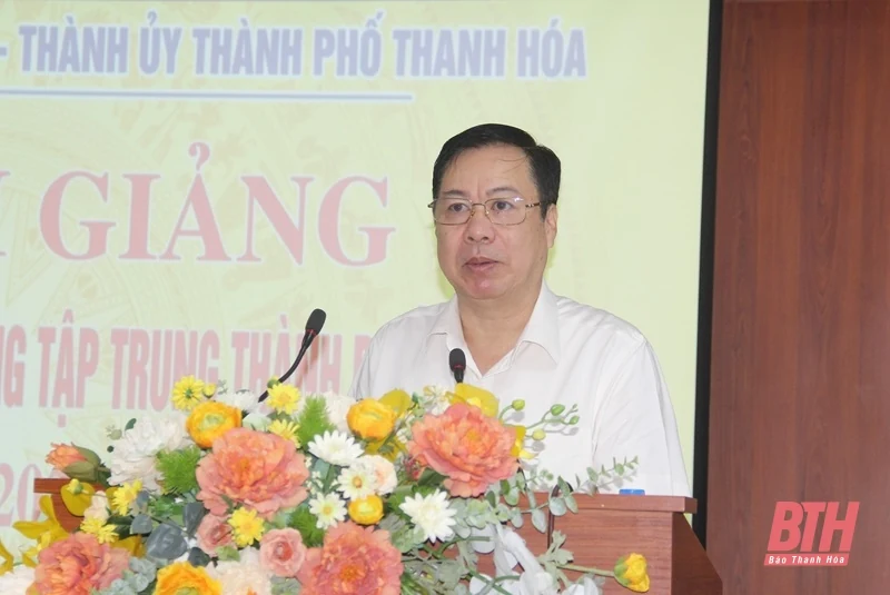 Khai giảng lớp Trung cấp lý luận chính trị không tập trung TP dang nhap m88, khóa học 2024-2025 