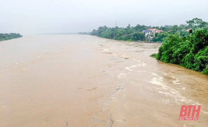 Cảnh báo lũ trên sông Mã khu vực Thanh Hóa