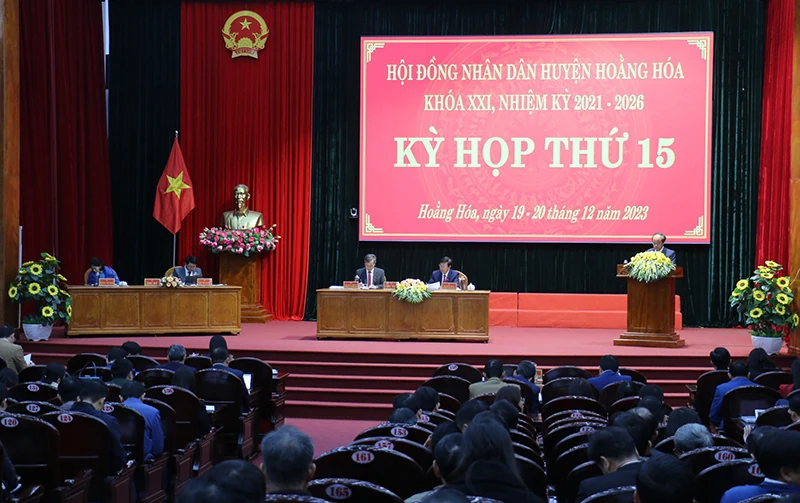 HĐND huyện Hoằng Hóa chú trọng đổi mới nâng cao chất lượng hoạt động