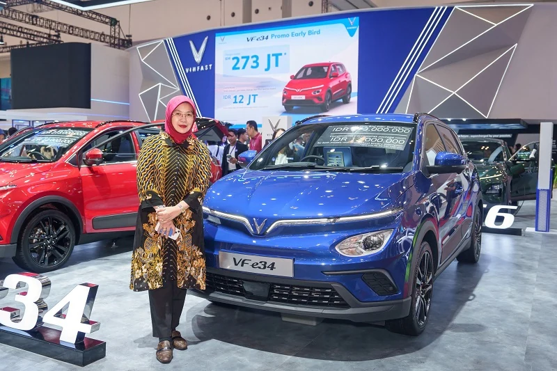VF e34 chính thức tới tay khách hàng Indonesia