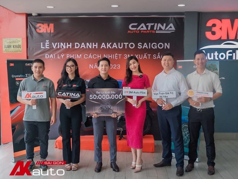 AKauto được vinh danh đại lý phim cách nhiệt 3M xuất sắc nhất