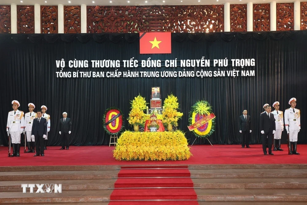 Lễ Quốc tang Tổng Bí thư Nguyễn Phú Trọng: Xúc động những dòng sổ tang của lãnh đạo Đảng, Nhà nước và nhân dân
