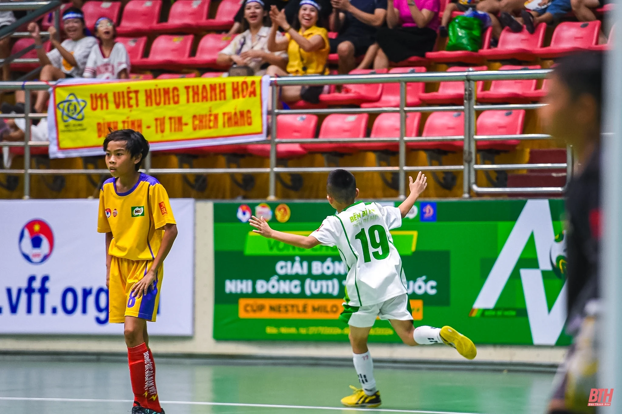 U11 Việt Hùng Thanh Hoá thắng tưng bừng trận ra quân Giải Bóng đá Nhi đồng toàn quốc 2024