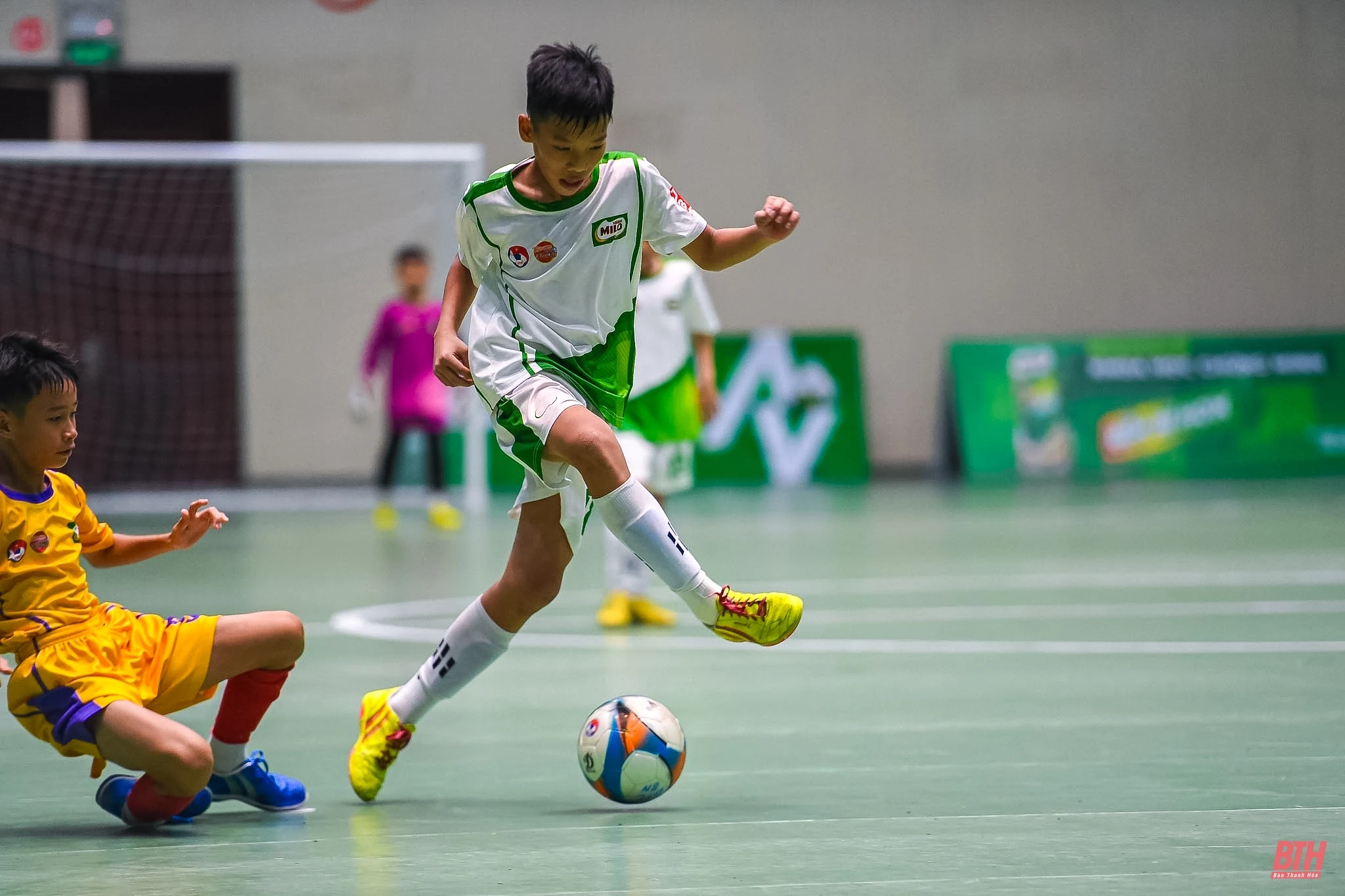 U11 Việt Hùng Thanh Hoá thắng tưng bừng trận ra quân Giải Bóng đá Nhi đồng toàn quốc 2024