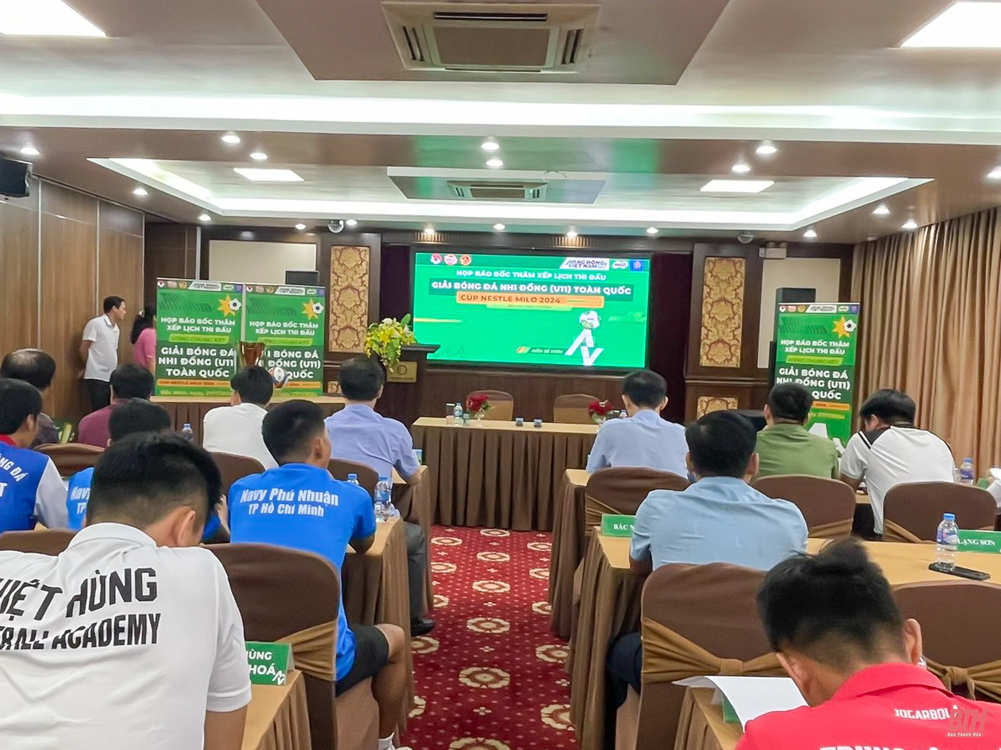 U11 Việt Hùng kèo nhà cái m88 Hoá xác định bảng đấu tại VCK Giải Bóng đá Nhi đồng toàn quốc Cup Nestel MILO 2024