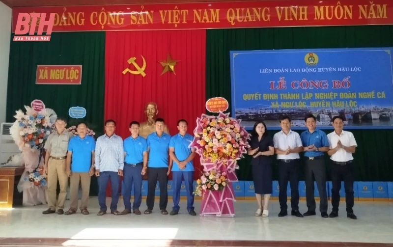Công bố quyết định thành lập Nghiệp đoàn nghề cá xã Ngư Lộc