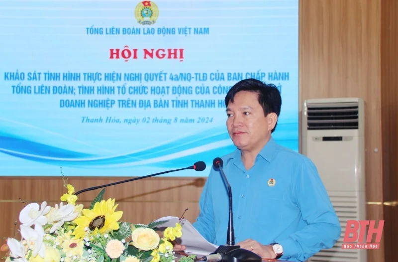 Khảo sát đánh giá tình hình tổ chức hoạt động của công đoàn cơ sở doanh nghiệp