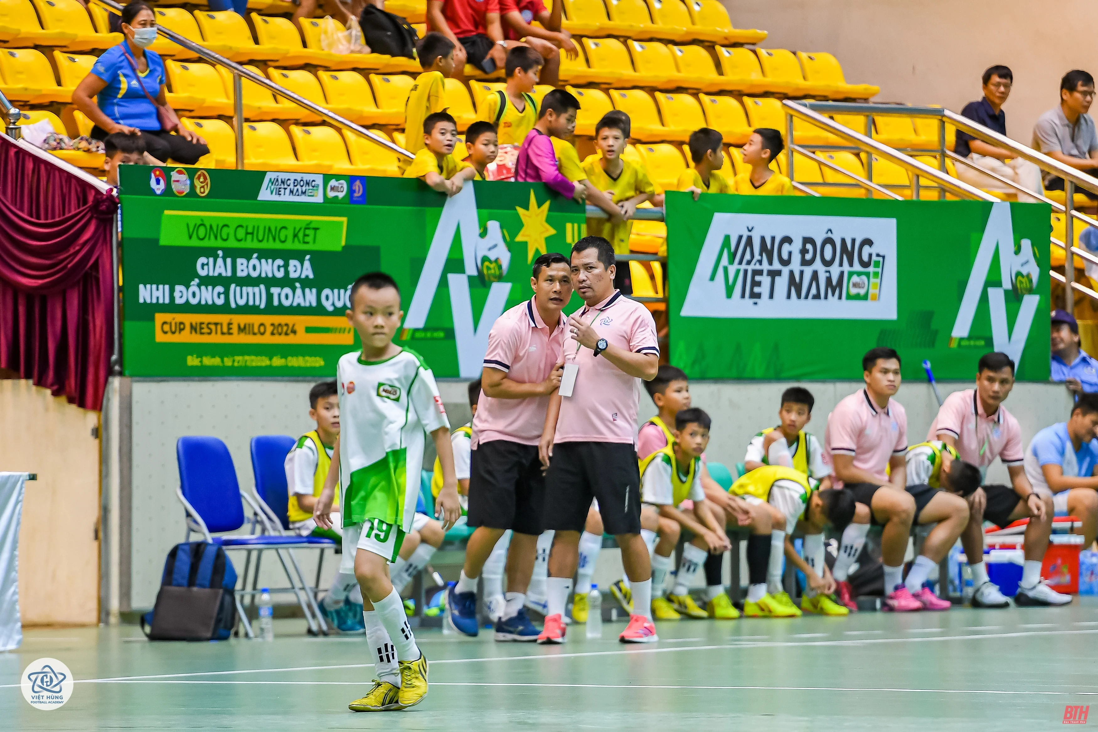 Nguyễn Lê Gia Bảo - vũ khí lợi hại của U11 Việt Hùng Thanh Hoá tại giải Bóng đá Nhi đồng toàn quốc 2024
