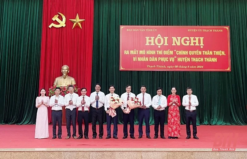 Thạch Thành: Ra mắt mô hình thí điểm “Chính quyền thân thiện, vì Nhân dân phục vụ”