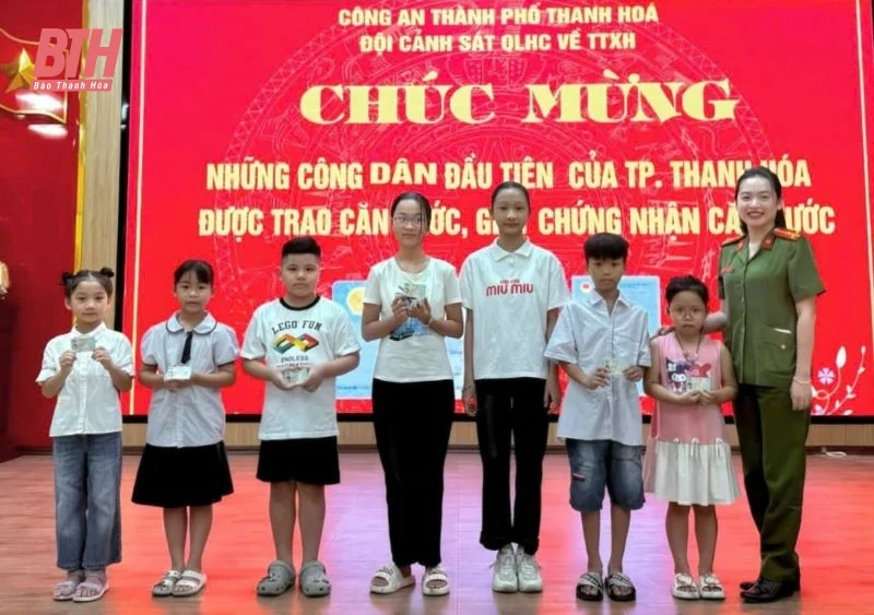 Thanh Hóa đứng thứ 3 toàn quốc về số lượng hồ sơ cấp thẻ căn cước