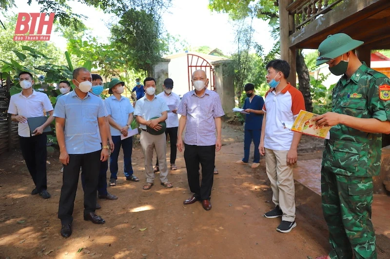 Sở Y tế kiểm tra, chỉ đạo công tác phòng, chống dịch bạch hầu tại huyện Mường Lát