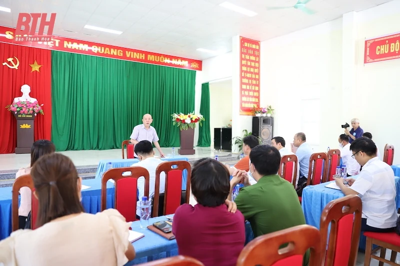 Sở Y tế kiểm tra, chỉ đạo công tác phòng, chống dịch bạch hầu tại huyện Mường Lát