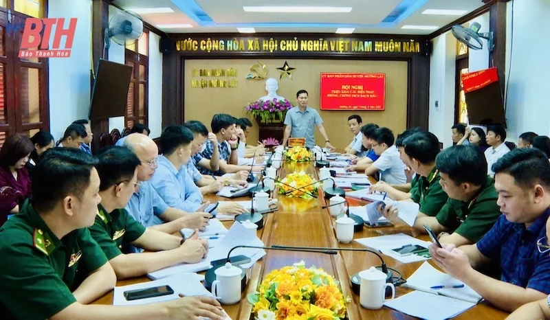 Huyện Mường Lát triển khai các biện pháp cấp bách phòng, chống dịch bạch hầu
