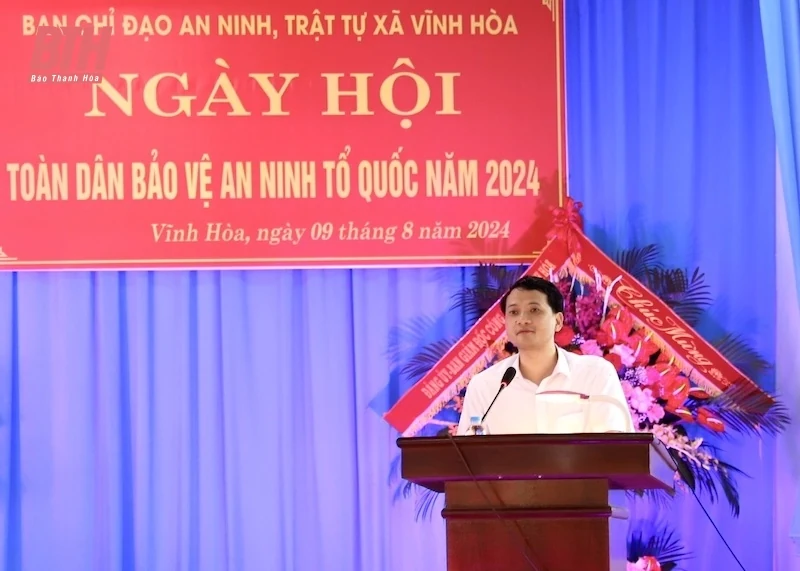 Ngày hội toàn dân bảo vệ an ninh Tổ quốc năm 2024 tại xã Vĩnh Hòa 