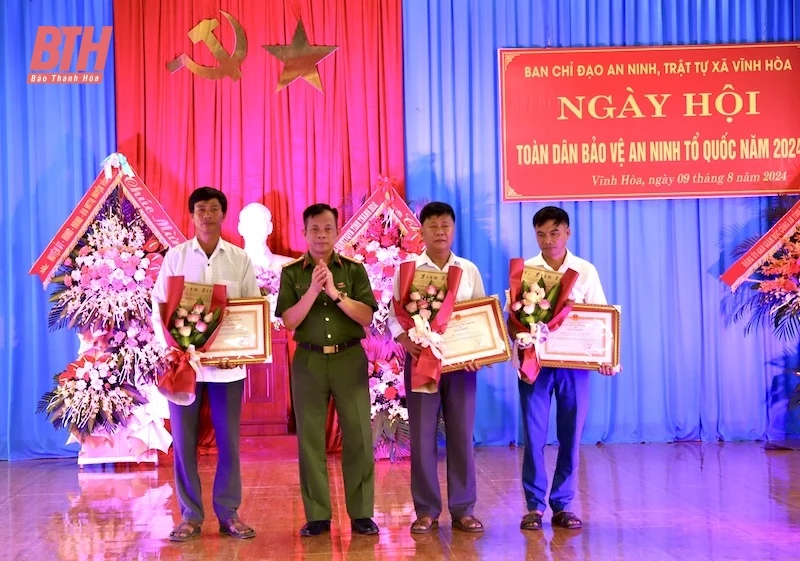 Ngày hội toàn dân bảo vệ an ninh Tổ quốc năm 2024 tại xã Vĩnh Hòa 