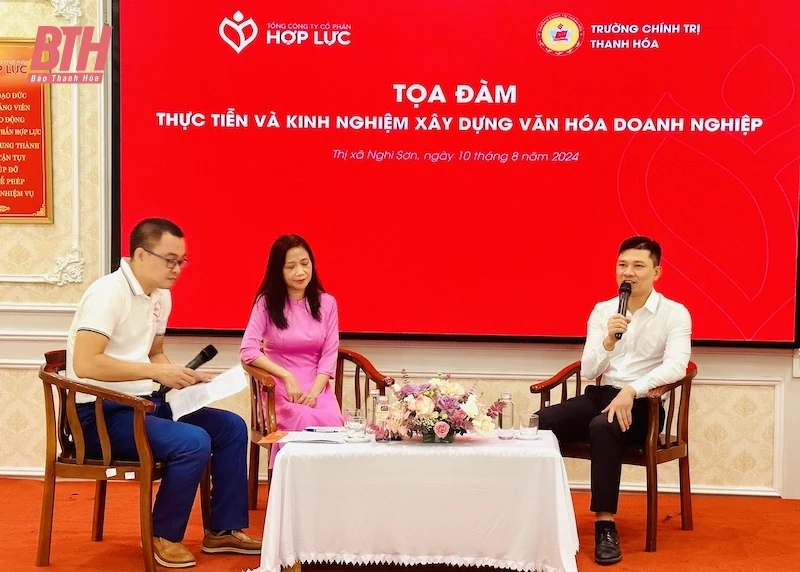 Toạ đàm “Thực tiễn và kinh nghiệm xây dựng văn hoá doanh nghiệp”