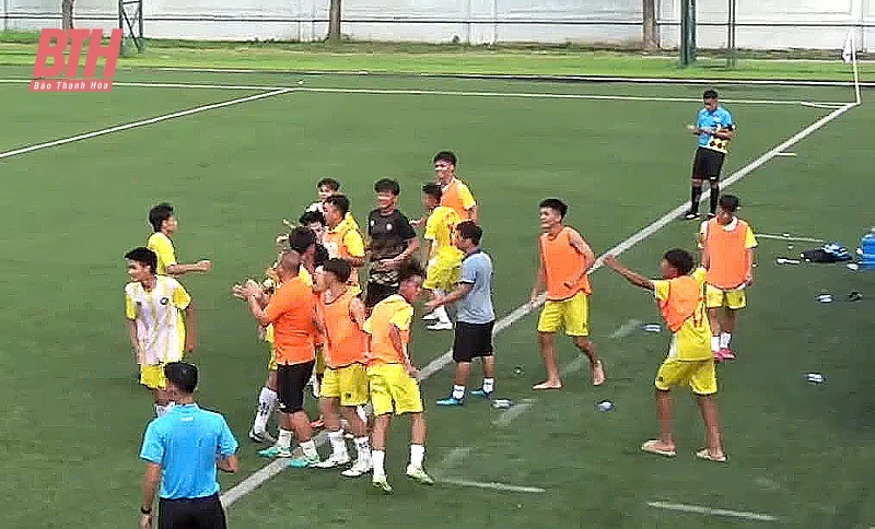 U15 Đông Á Thanh Hóa chia điểm kịch tính với đội chủ nhà U15 PVF