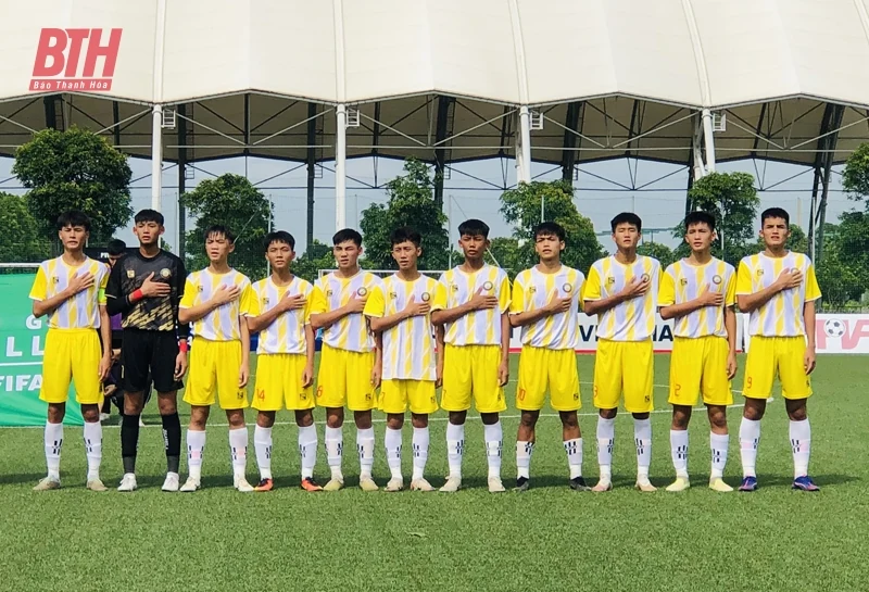 U15 Đông Á Thanh Hóa chia điểm kịch tính với đội chủ nhà U15 PVF