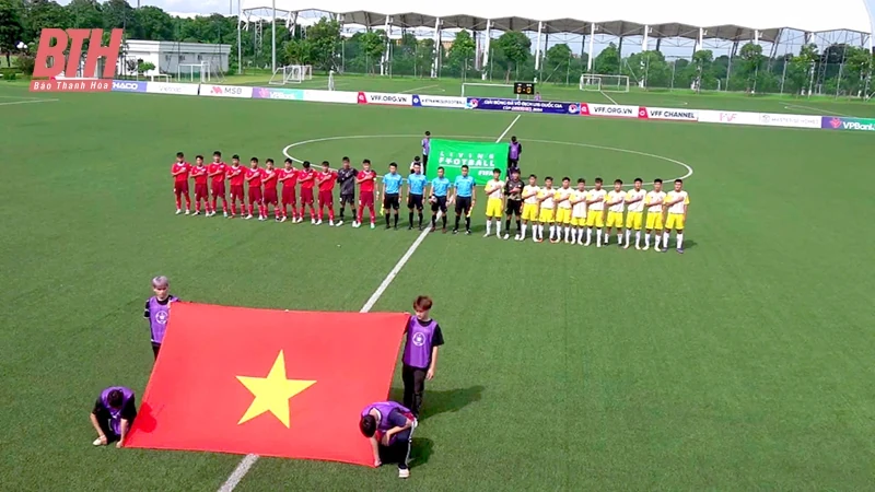 U15 Đông Á Thanh Hóa chia điểm kịch tính với đội chủ nhà U15 PVF