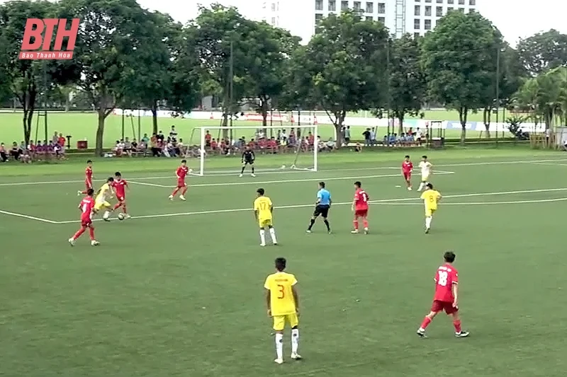 U15 Đông Á Thanh Hóa chia điểm kịch tính với đội chủ nhà U15 PVF