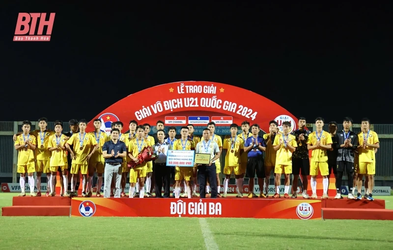 U21 Đông Á Thanh Hóa giành HCĐ tại Giải U21 quốc gia năm 2024