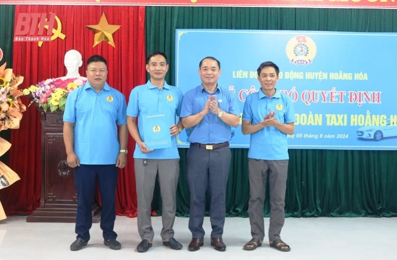 Thành lập tổ chức nghiệp đoàn taxi đầu tiên tại huyện Hoằng Hóa