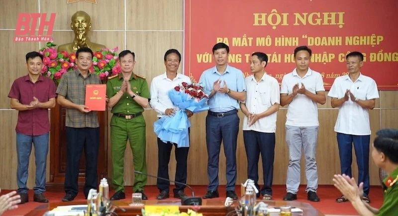 Như Xuân: Ra mắt mô hình “Doanh nghiệp với công tác tái hòa nhập cộng đồng”