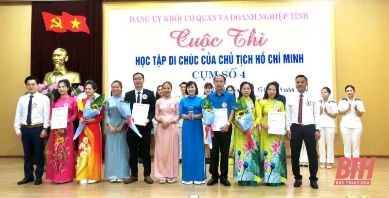Đảng bộ Cục thuế Thanh Hóa giành giải nhất Cuộc thi “Học tập Di chúc của Chủ tịch Hồ Chí Minh” Cụm số 4
